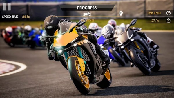 摩托车特技竞速赛游戏(turbo bike slame race)