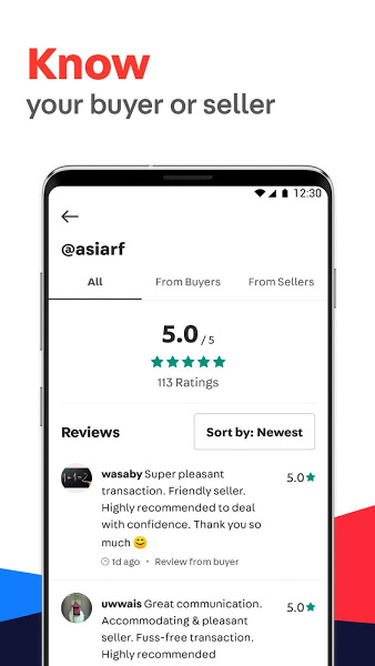 旋转拍卖carousell二手交易平台