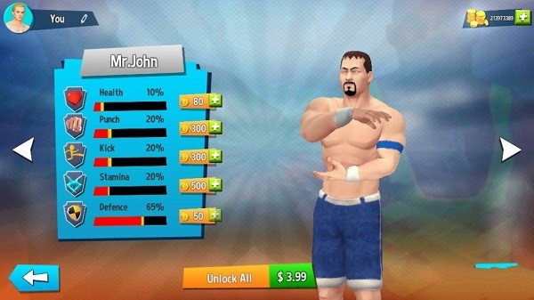 擂台摔跤冠军游戏(stylized wrestling)