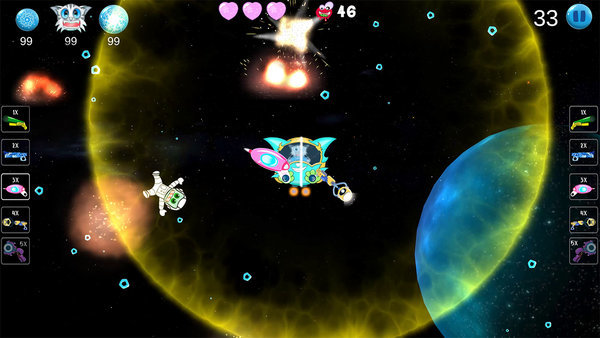 恶魔攻击太空冒险手机版