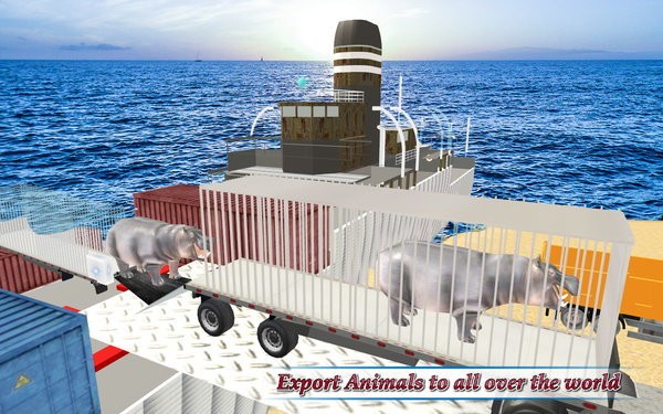 动物园动物运输货物模拟器3d最新版