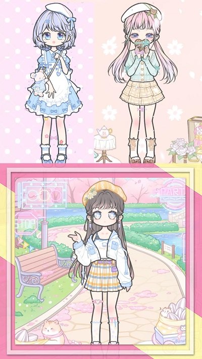 装扮校园少女游戏