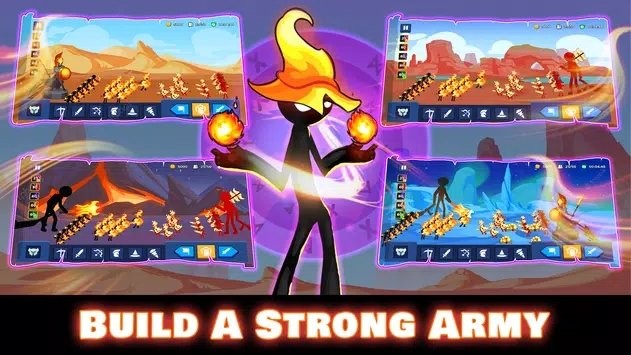 火柴人格斗战役游戏(stick war)