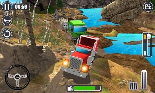 越野爬山卡车3d手游