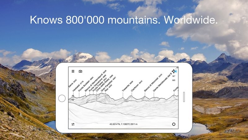 peakfinder离线地图软件