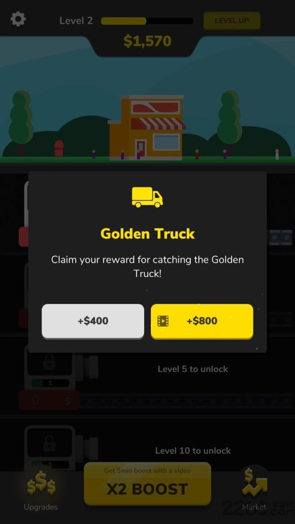闲置世界首富无限金币版