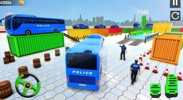 警用巴士停车模拟手机版