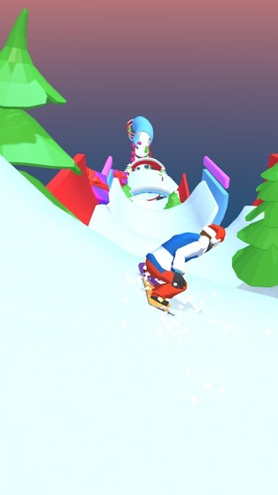 滑雪板挑战赛游戏