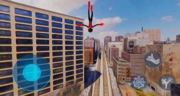 英雄蜘蛛人城市飞行(flying spider stickman hero)