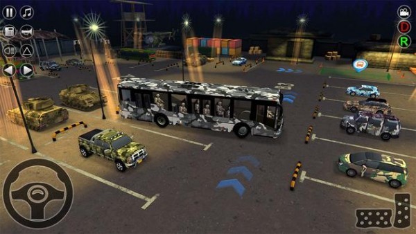 陆军巴士运输车游戏(army bus transporter simulator 2)