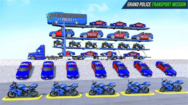 监狱囚犯警车运输机游戏