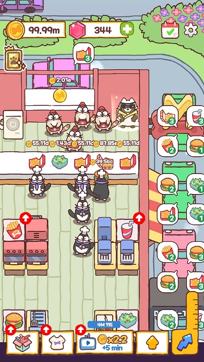 烹饪猫咪游戏(Cooking Cats : idle Tycoon)