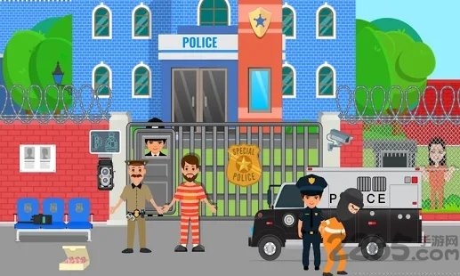 假装扮演警察越狱模拟游戏