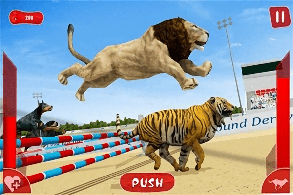 狮子赛跑3d小游戏(lion race 3d)