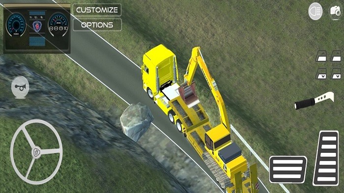 危险的道路卡车司机游戏(Dangerous Roads Trucker)