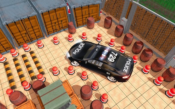 现代警车停车场3d游戏(police car parking)