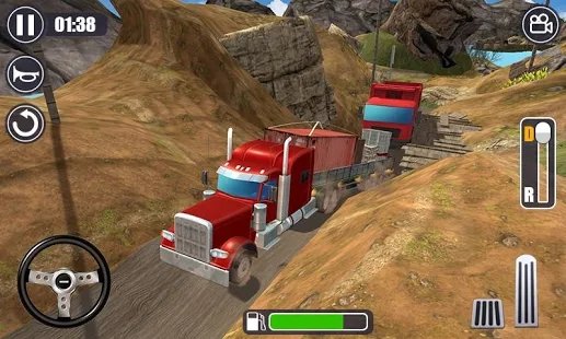 越野爬山卡车3d手游