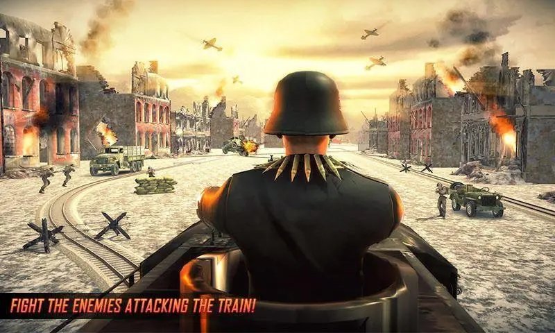 二战生存战役游戏(ww2 army train shooter)
