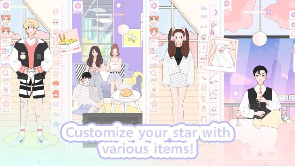 明星偶像装扮游戏