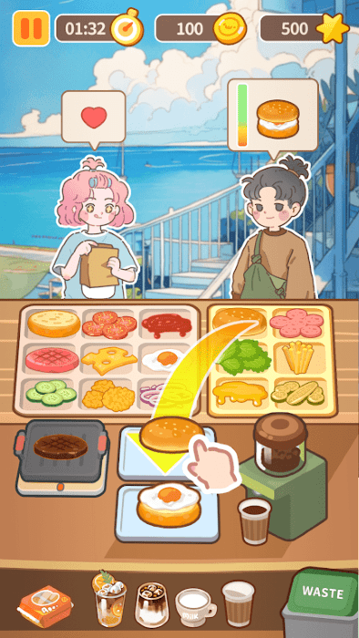 汉堡烹饪游戏(cookingstar)