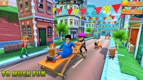 可怕的老师跑步比赛3d游戏
