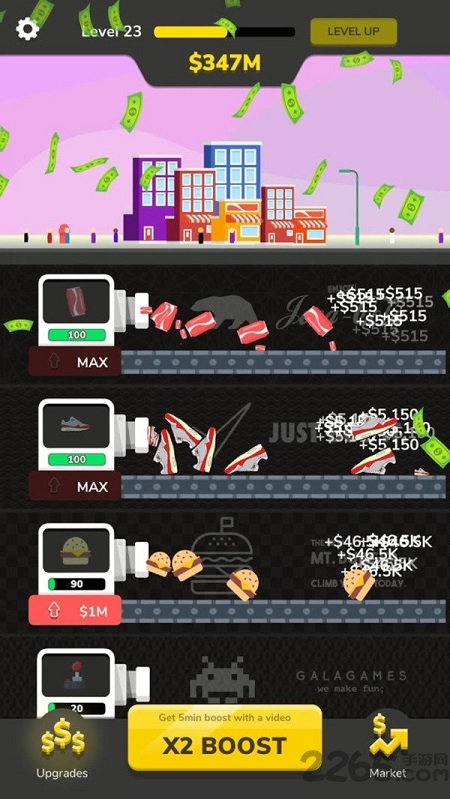 闲置世界首富无限金币版