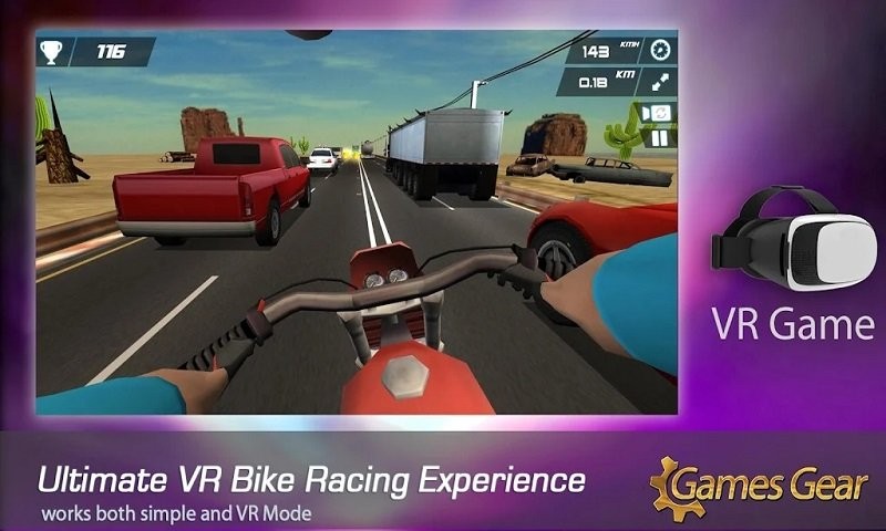 现实自行车骑行赛游戏(vr bike racing game ride)