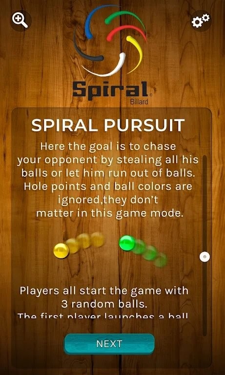螺旋台球游戏(spiral billard)