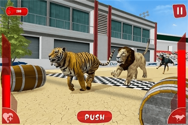 狮子赛跑3d小游戏(lion race 3d)