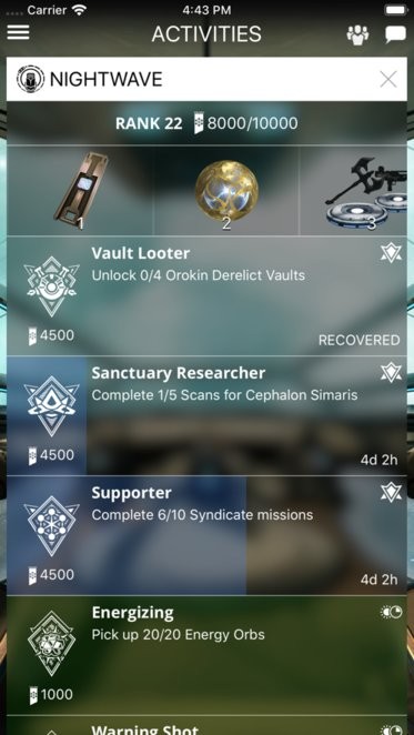 星际战甲app掌上助手(warframe companion)