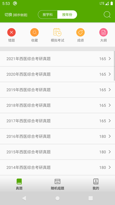 西医综合考研真题app