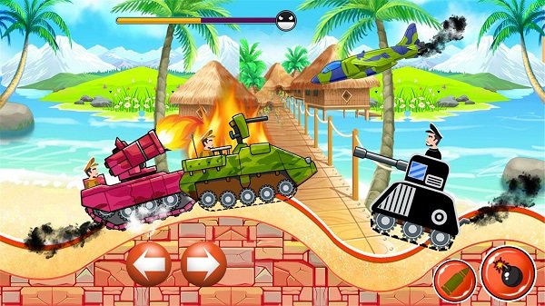 登山坦克对战游戏