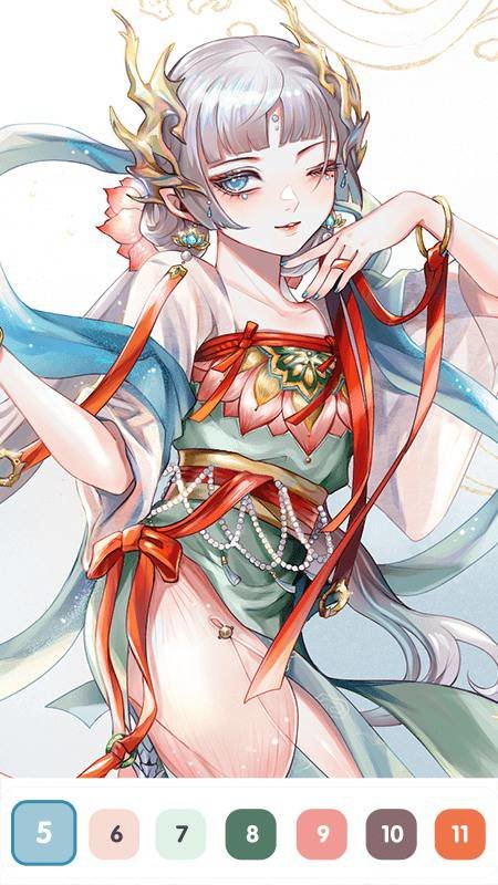 数字填色解压涂色书手机版