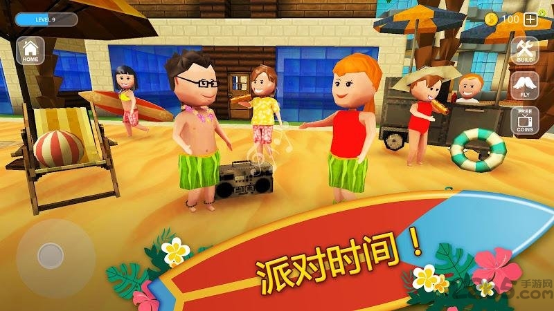 冲浪世界特技表演游戏