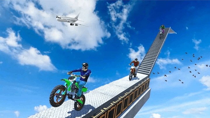 狂野极速摩托特技飞跃游戏