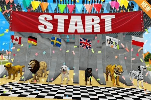 狮子赛跑3d小游戏(lion race 3d)