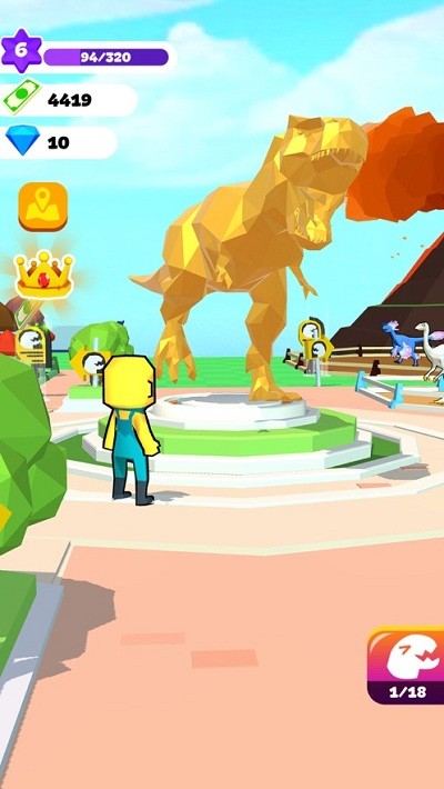 造个恐龙岛游戏(dino tycoon)