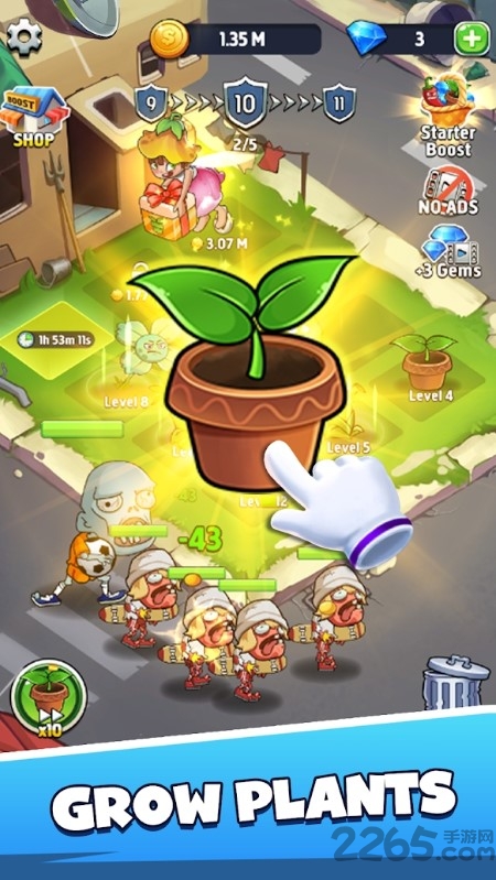 合并植物僵尸防御手游