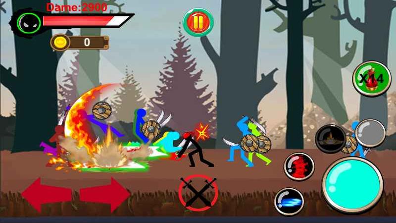 火柴人捉鬼游戏