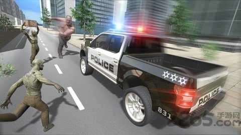 警察与僵尸游戏