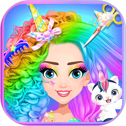 女孩时尚发型化妆游戏