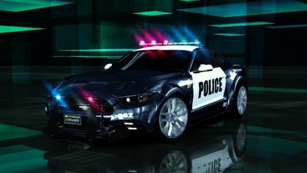 警车停车和驾驶游戏