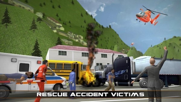军队直升机救援游戏(helicopter rescue)