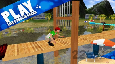 孩子们的水上乐园游戏(Kids Stunts Water Park Jumping Simulator Game)