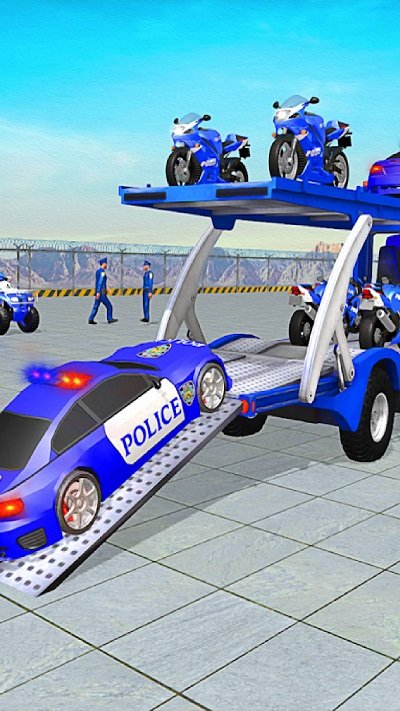 警察运输卡车3d手机游戏