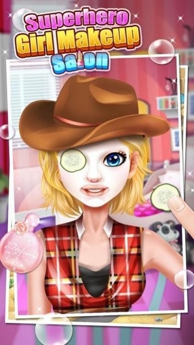 超级英雄女孩化妆游戏(hero makeup)