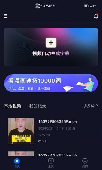 视频字幕生成软件