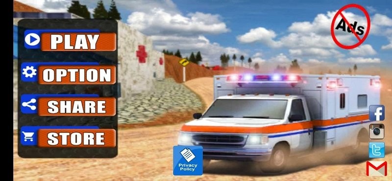 直升机救护车模拟器游戏(Heli Ambulance Simulator 2020: 3D Flying car games)