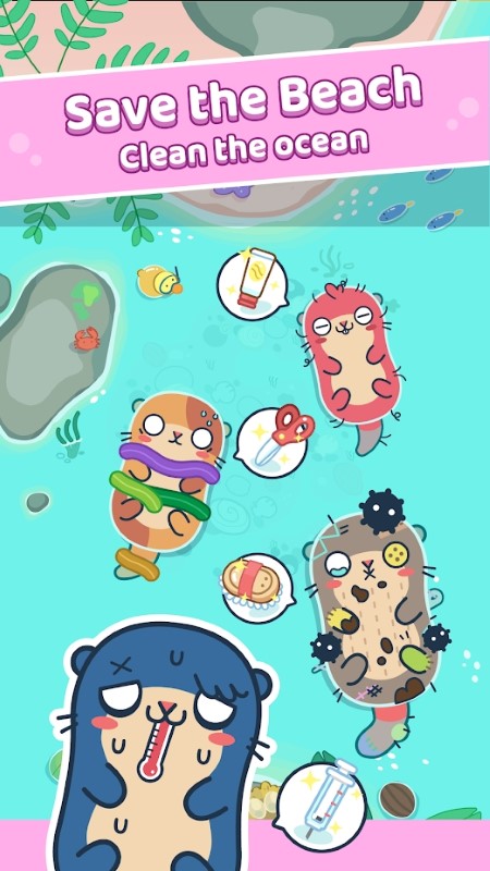 水獭海洋寻宝游戏