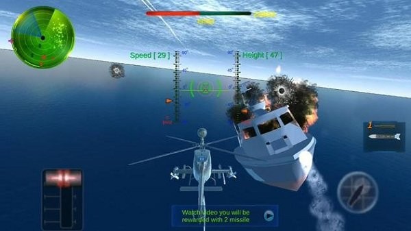 武装直升机空战手游